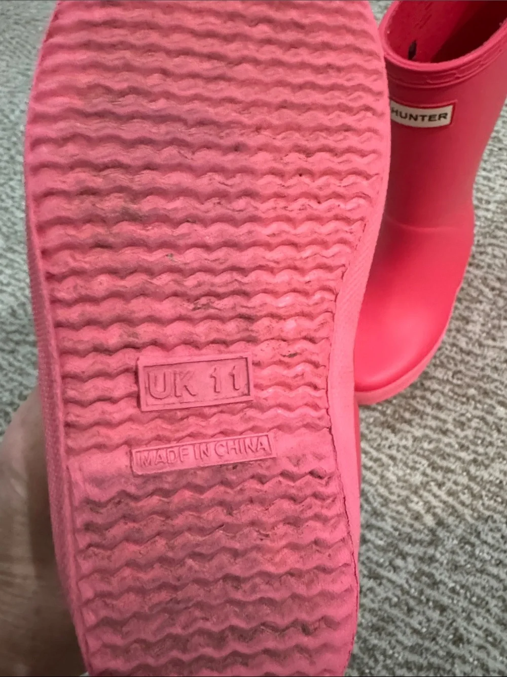 Hunter Girls Rain boots 12 (11UK)
